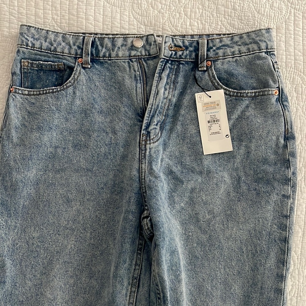 Primark blue jeans size 8 brand  new with tags .